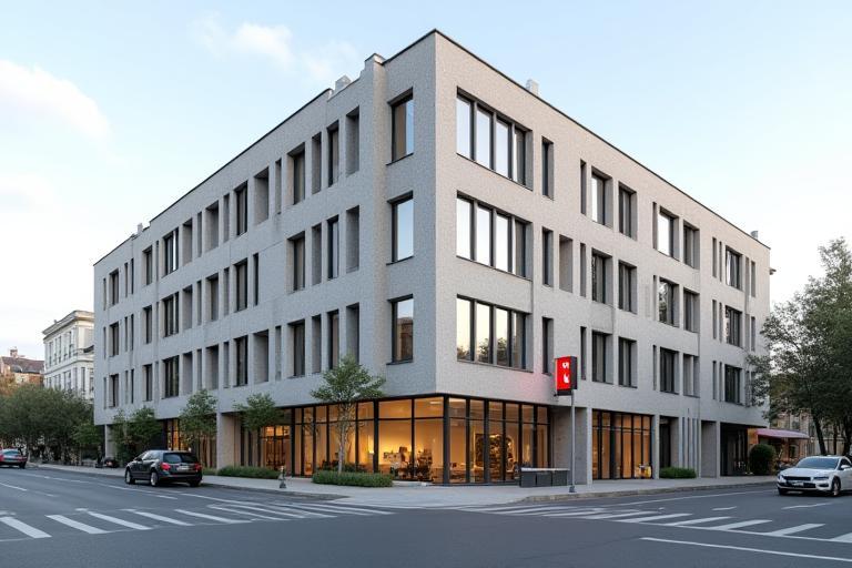 Außenansicht des Büros von AlpenTech Solutions in Wien